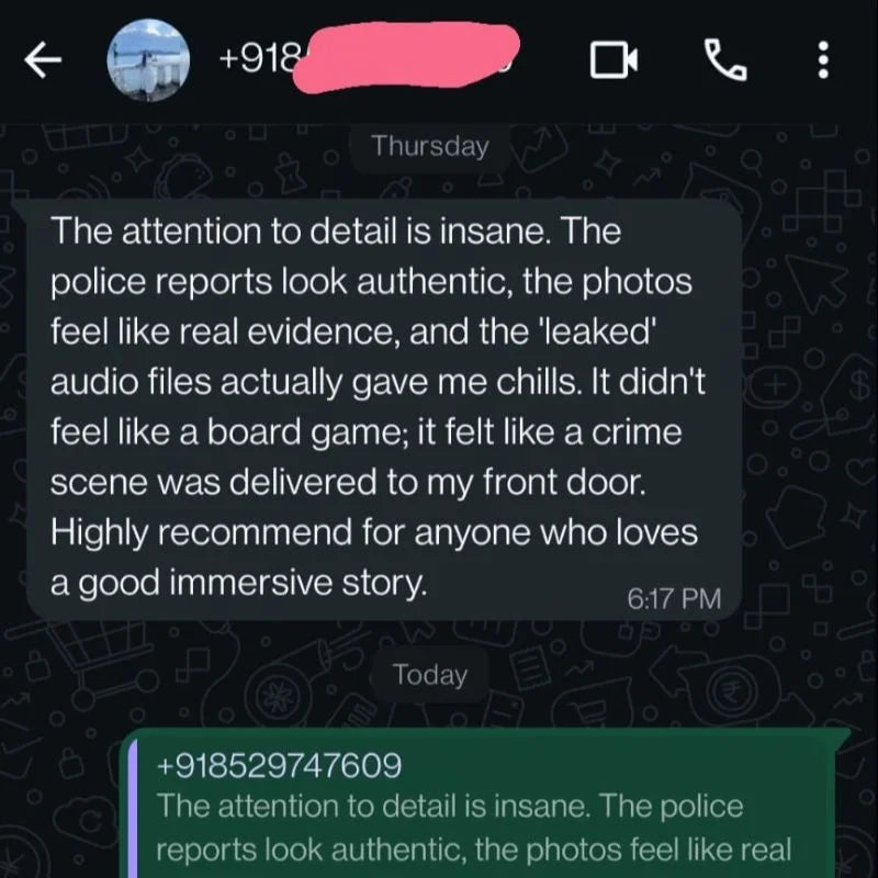 Customer screenshot